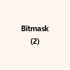  Bitmask (2), "자주 사용되는 형태"