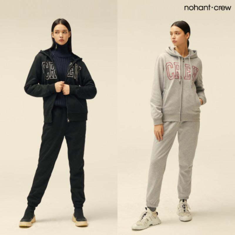 22FW 노앙 크루 여성 장기모 셋업