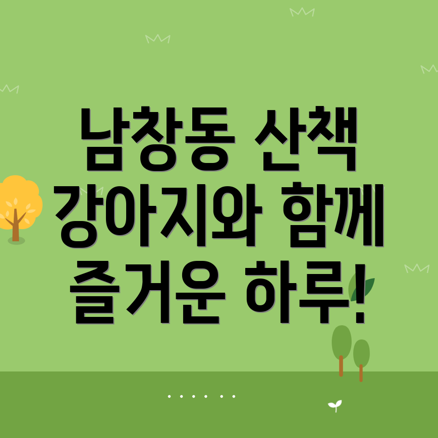 강아지 산책