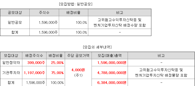 캡스톤파트너스 일반청약자