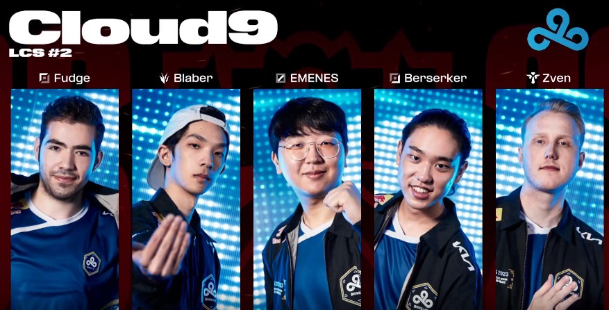 북미 2번시드 Cloud9(C9)(출처:네이버eSports)