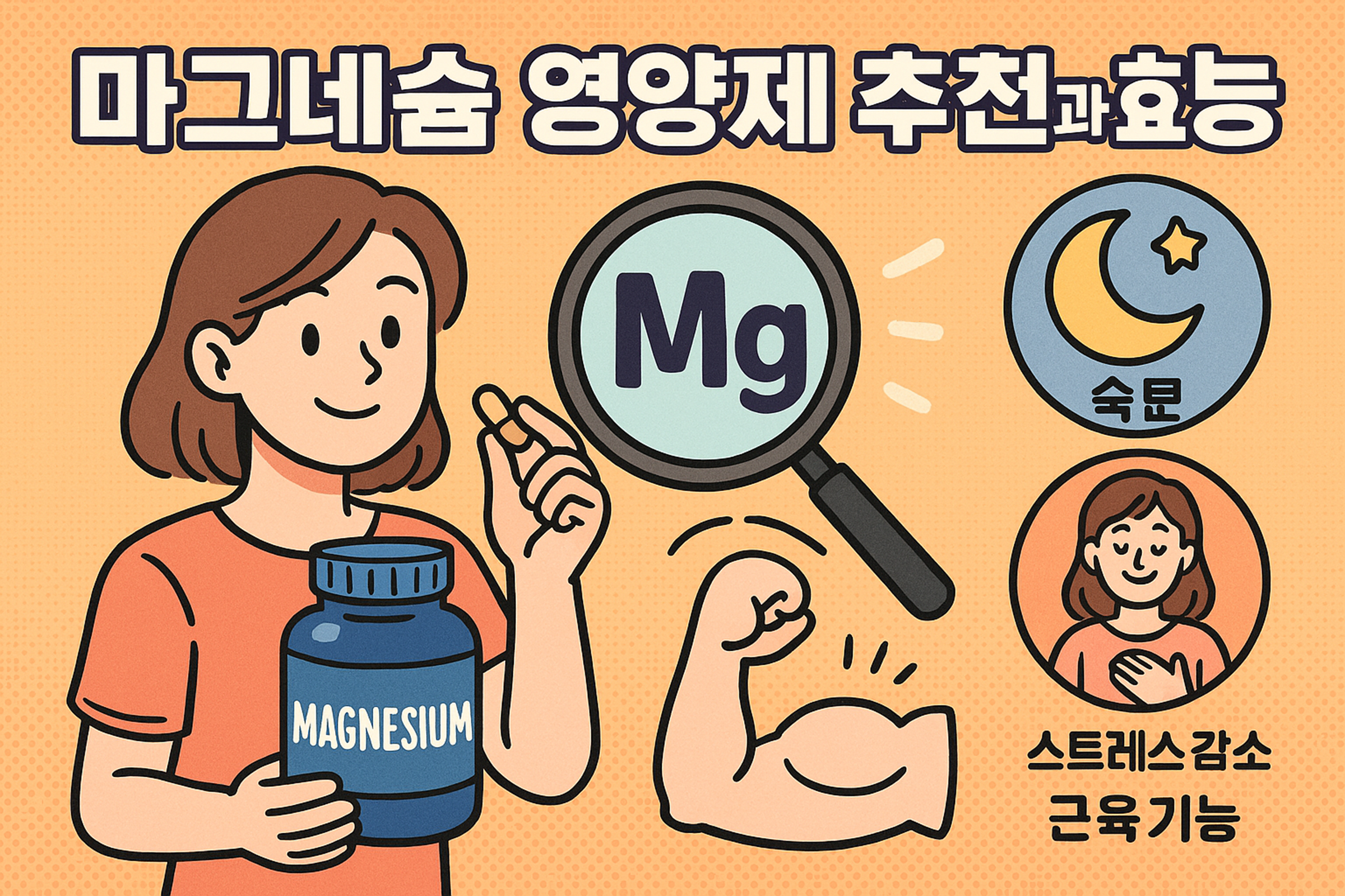 마그네슘 영양제 추천과 효능