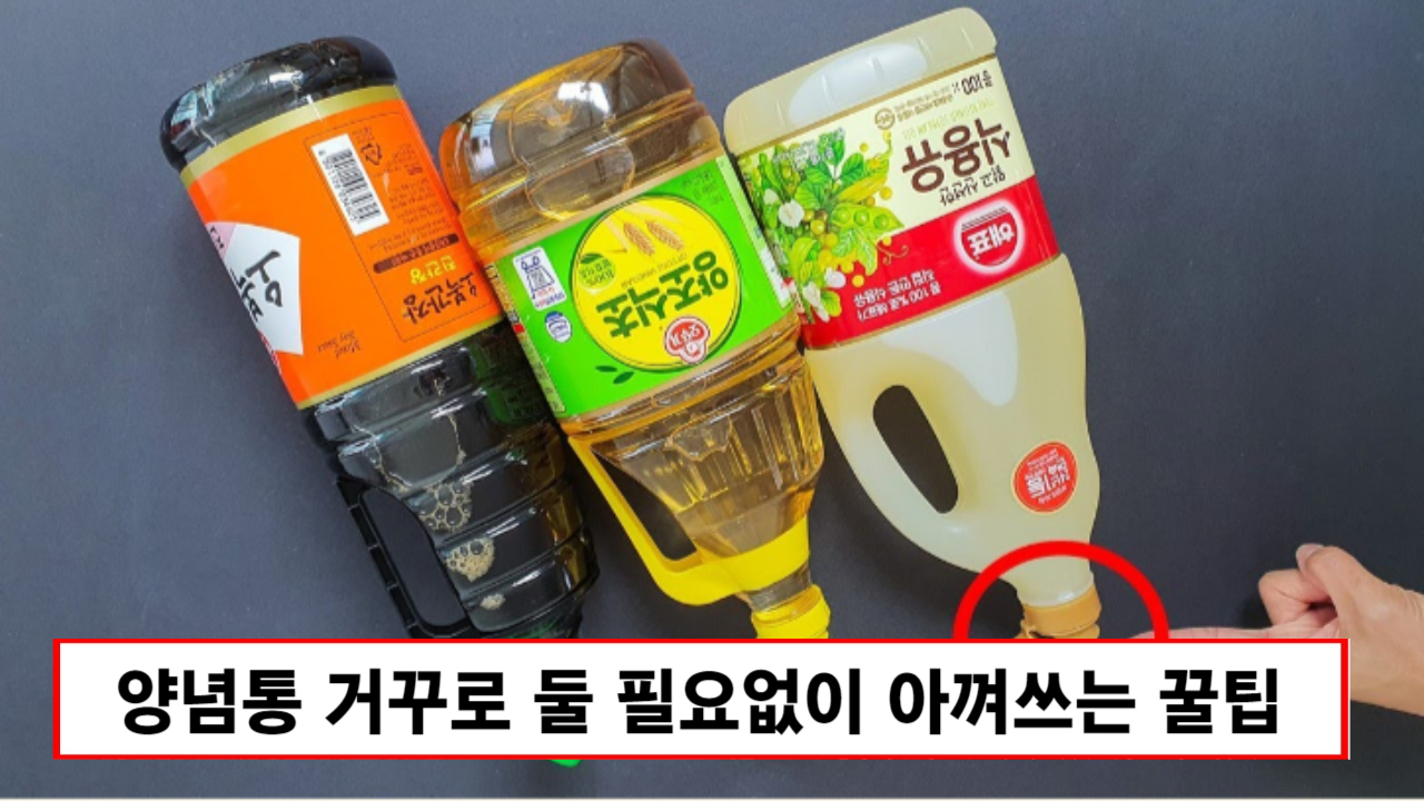 “낭비없이 사용할 수 있습니다” 알고 나면 평생 써먹는 양념통 아껴 쓰는 방법 1가지 “낭비없이 사용할 수 있습니다” 알고 나면 평생 써먹는 양념통 아껴 쓰는 방법 1가지