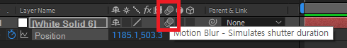 모션블러 옵션
