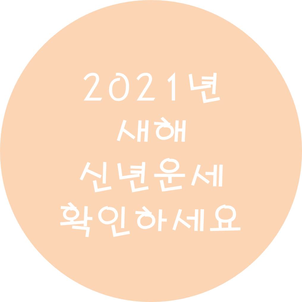  나의 2021년 운세는?