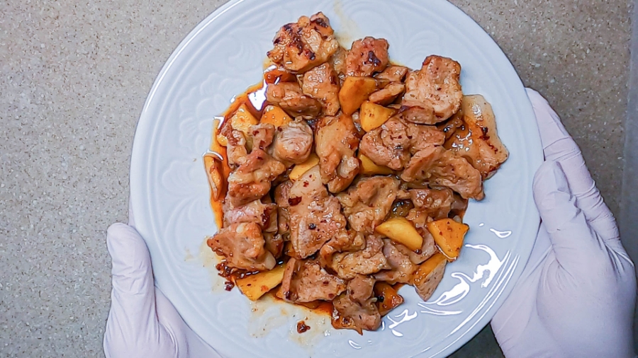 돼지고기목살조림 만드는 법. 색다른 돼지목살요리. 4