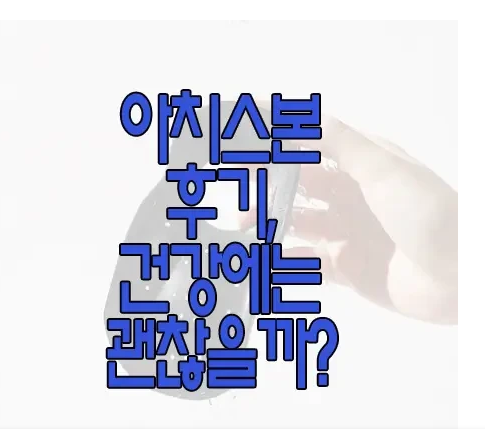 아치스본에 관한 글 보러 가기 링크 사진