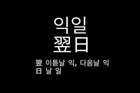 익일 翌日