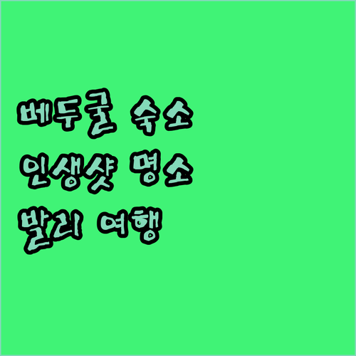 베두굴에서 잊지 못할 추억 만들기 인
