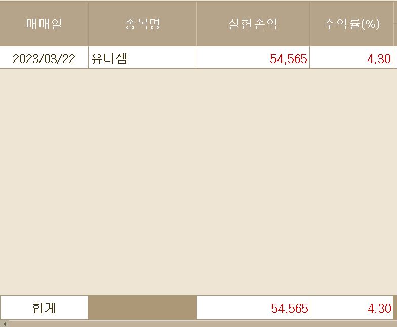 유니셈 거래 계좌