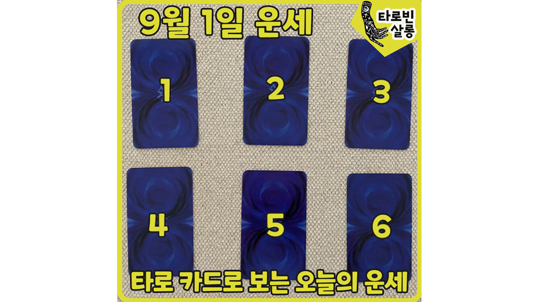  [9월 1일 운세] 타로 카드로 보는 365일 오늘의 운세