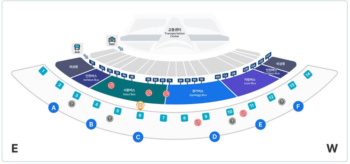 인천공항-제1여객터미널-6010번-이촌동-정류장-이미지