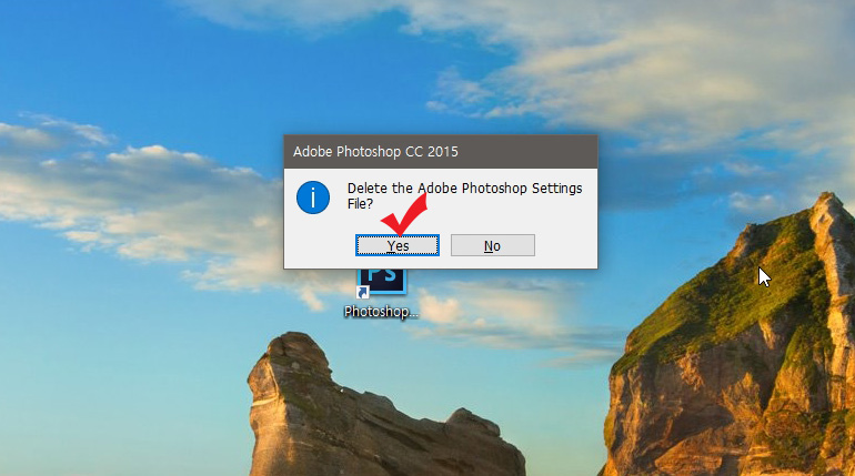 포토샵 설정 초기화