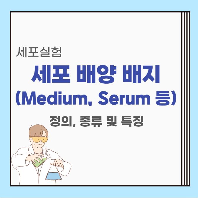  세포실험 | 세포 배양 시 사용하는 기본 배지, 혈청의 종류 (DMEM, FBS 등)
