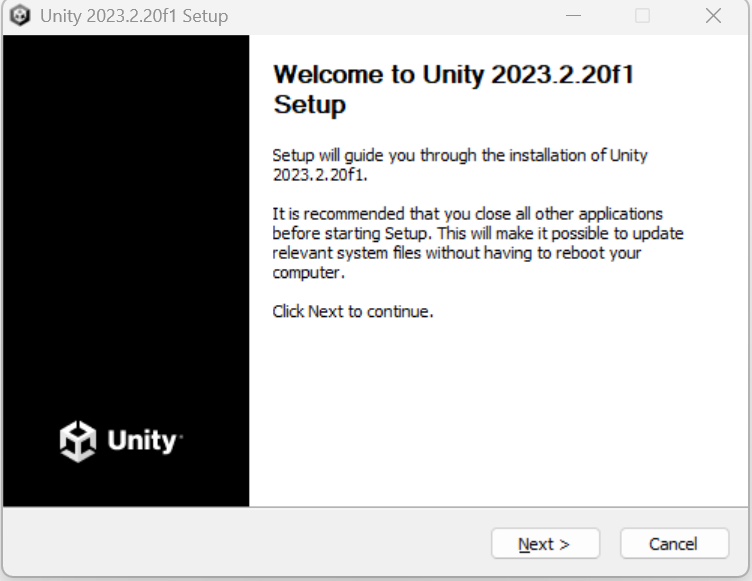  unity validation failed 