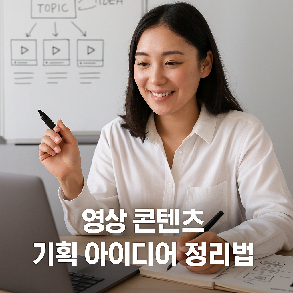 영상 콘텐츠 기획 아이디어 정리법