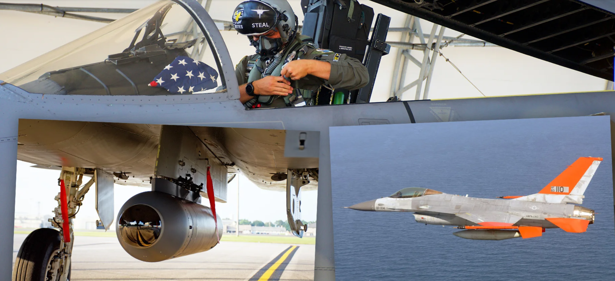  새로운 적외선 포드를 장착한 F-15, AIM-120을 이용 F-16 격추 - 2021.08.10