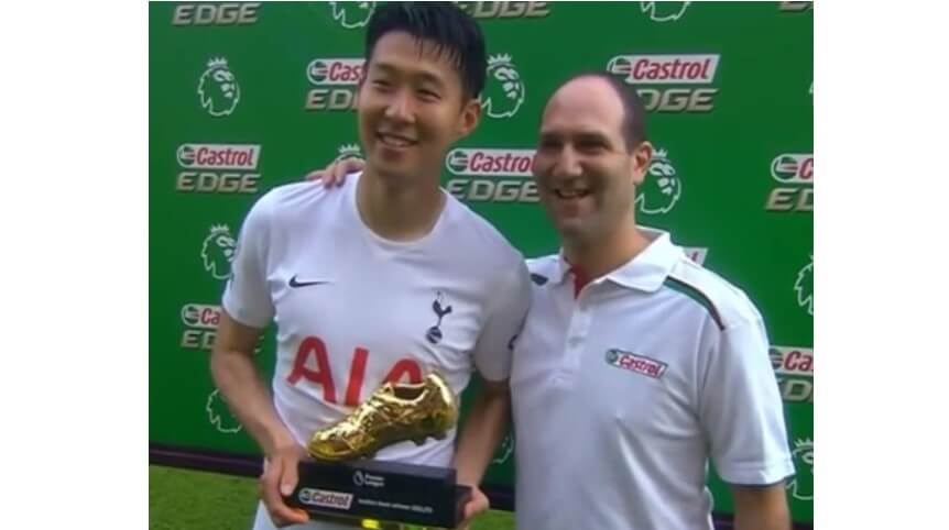  손흥민 선수 EPL 득점왕 등극