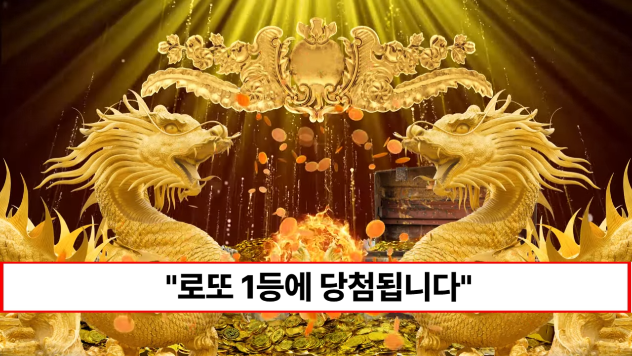 "간밤에 좋은꿈 꾸셨나요?" 로또 1등에 당첨되는 꿈 예언 3가지