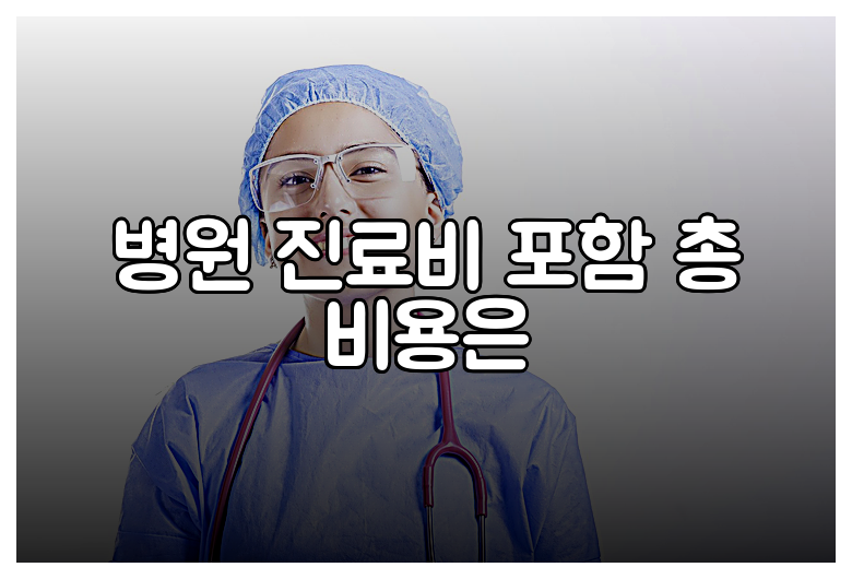 병원 진료비 포함 총 비용은