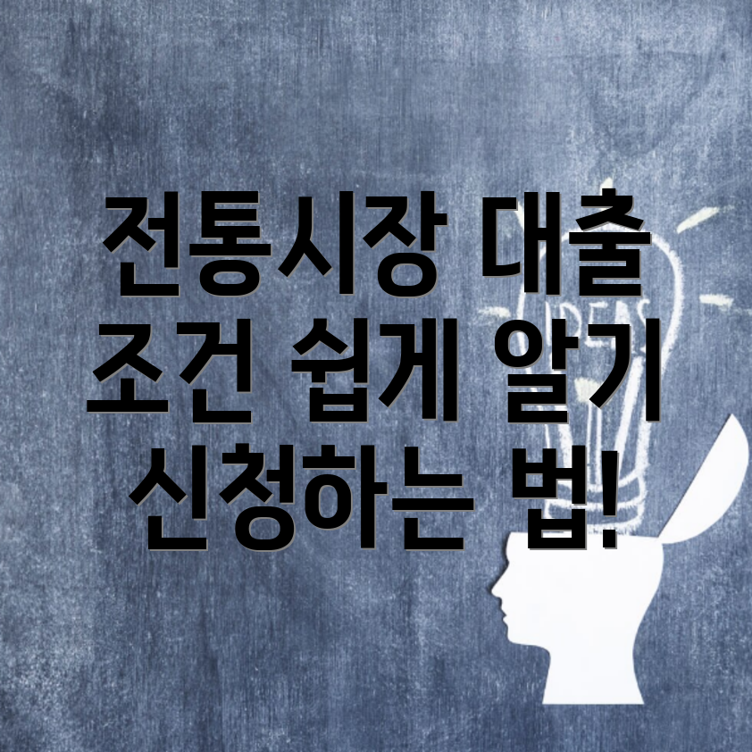 소상공인 전통시장 자금 대출