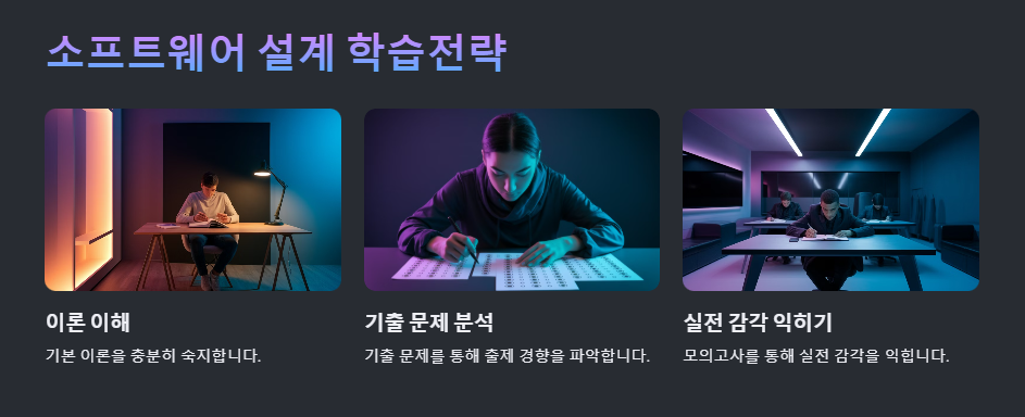 소프트웨어 설계 학습전략