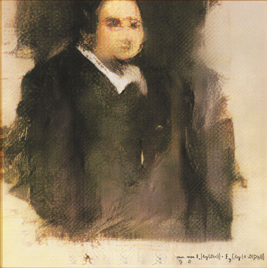 에드몬드 드 벨라미(Edmond de Belamy)-출처: 위키피디아