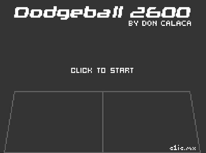  닷지볼 2600 피구 게임