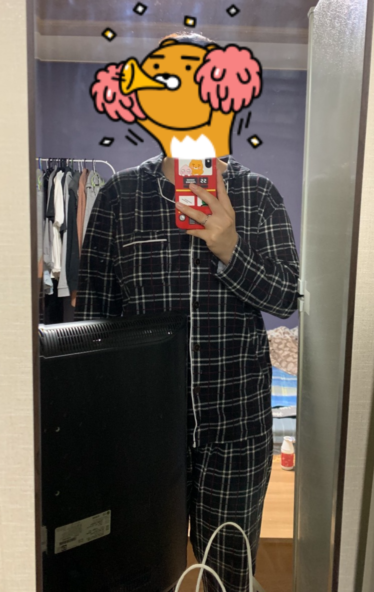 체크잠옷