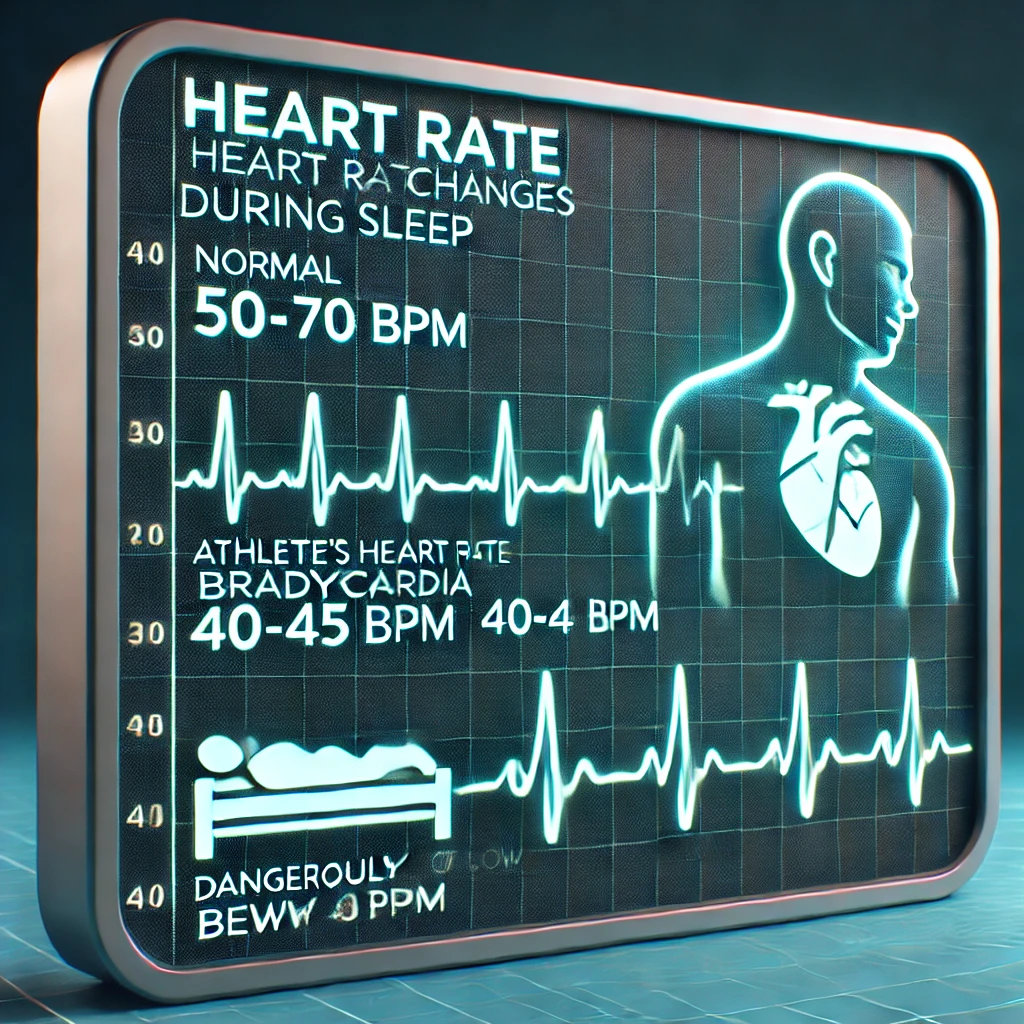 수면 중 심박수가 40bpm 이하로 떨어지면 문제일까?