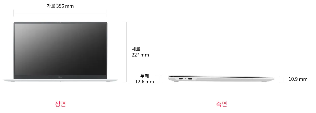LG 그램 39.6cm15Z90RT-GAOWK