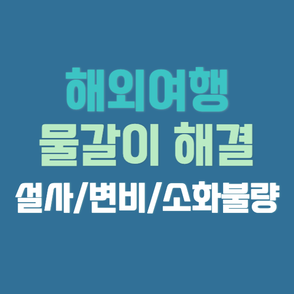 해외여행-물갈이-해결법-썸네일