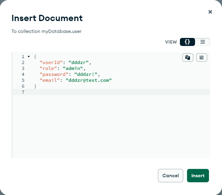 [MongoDB] mongoDB compass사용법