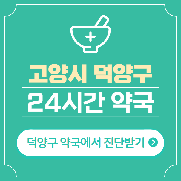  고양시 덕양구 24시간 약국 찾기 | 휴일 야간 심야 일요일 당번약국