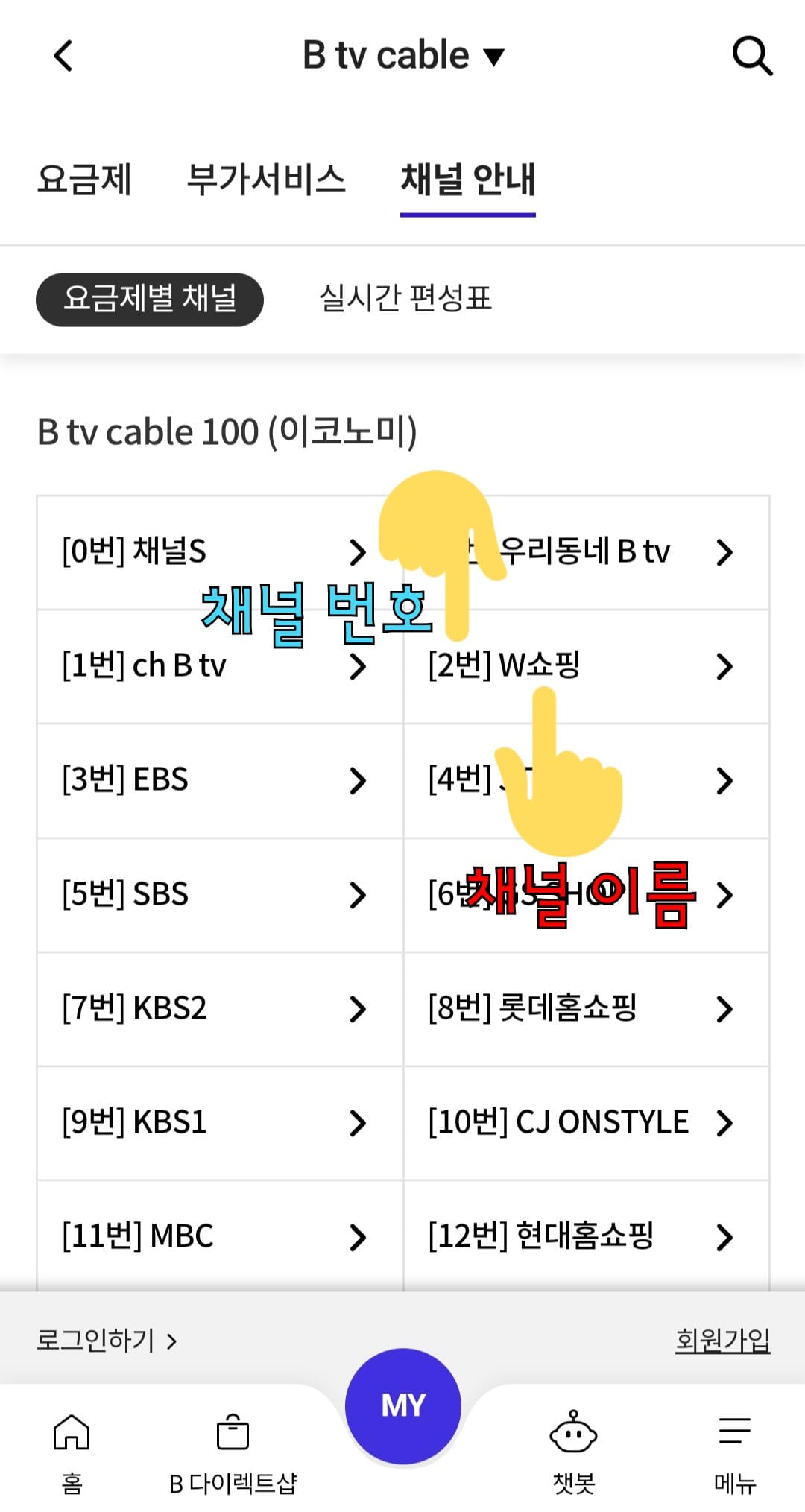 SK-브로드밴드(Btv-cable)-채널번호-및-편성표-확인-방법-요금제를-선택하면-원하는-채널의-이름과-번호를-확인할-수-있는데요.-예를-들어,-[2번]-W쇼핑의-경우-2번은-채널번호를,-W쇼핑은-채널명을-나타냅니다.-이-정보를-활용해-원하는-채널번호를-쉽게-확인해-보세요.