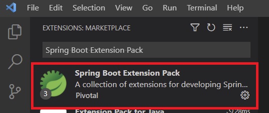 SpringBoot Extension Pack