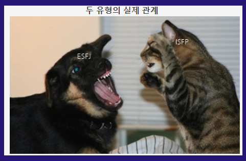 ISFP유형 궁합