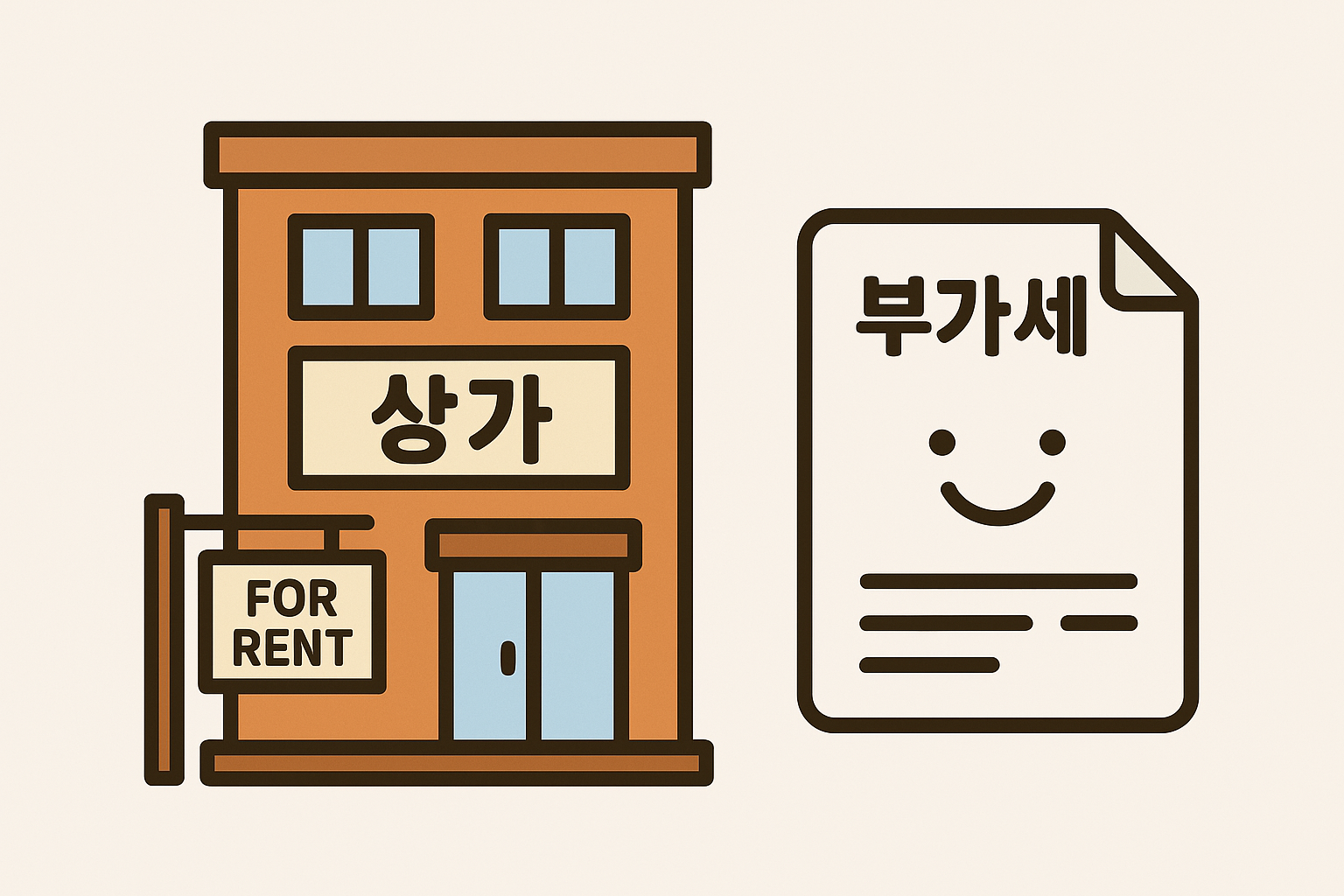 상가 임대차계약과 부가세 세금계산서 발급