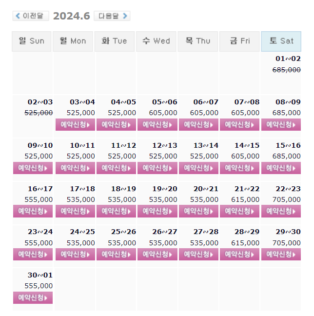 남해 아난티CC 1박 2일 골프패키지 예약 가격 (6월)