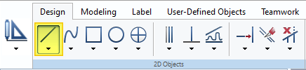 2D Objects task area