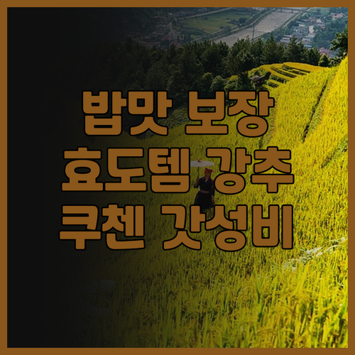 쿠첸 21기압 121 IH 전기압력밥