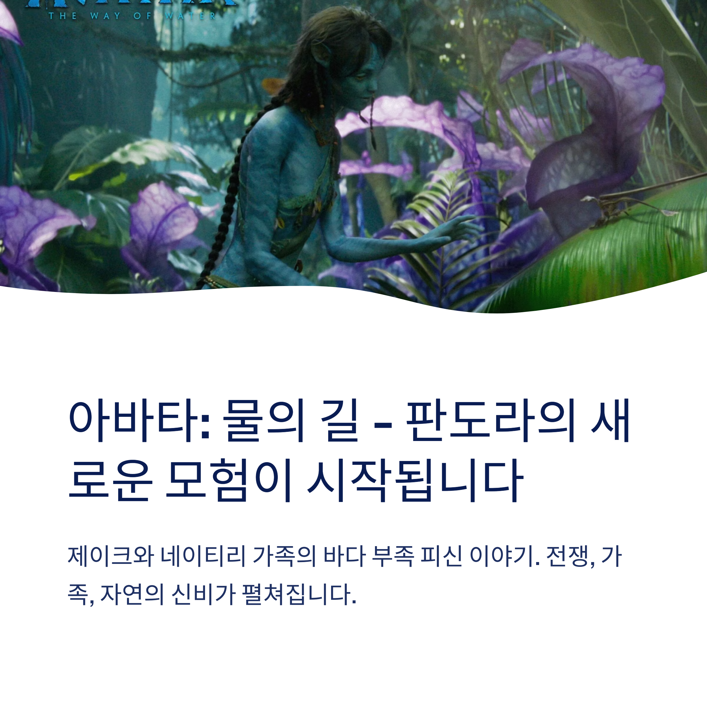 아바타: 물의 길 영화 포스터 관련 사진