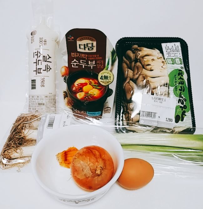  [집에서 간단한 요리] 다담을 활용한 간단 순두부찌개