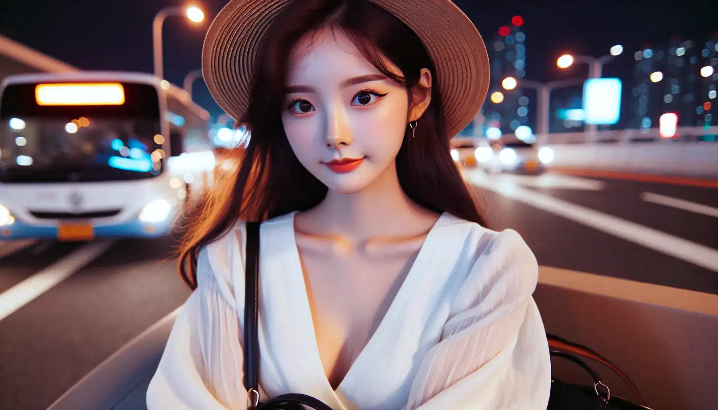 카카오-여행자보험-환급방법을-알아보고-여행하는-여성의-모습