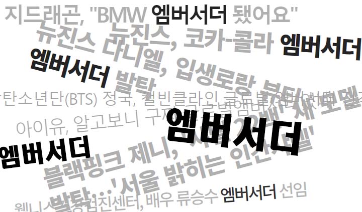  엠버서더 뜻 (케이팝 아이돌 엠버서더)