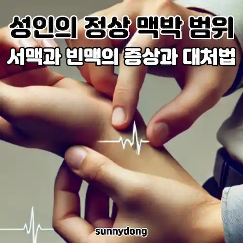 성인의 정상 맥박 범위 및 서맥과 빈맥의 증상과 대처법 썸네일