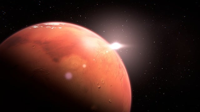 화성 궤도의 포보스&#44; 데이모스