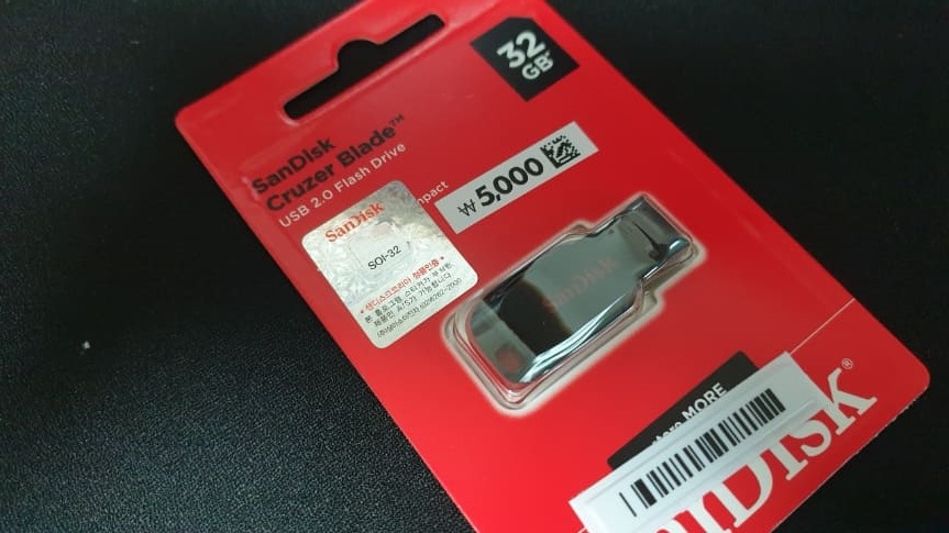  [다이소] 샌디스크 USB 메모리 32G 구매 및 사용 후기