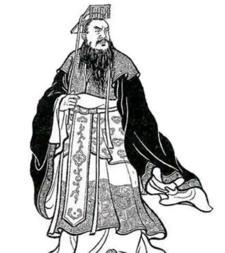 齊桓公을 표현한 그림