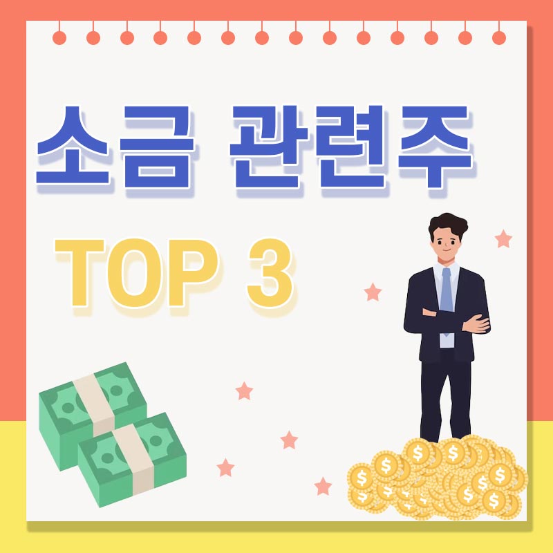  일본 오염수 방류 임박! 국내 소금 관련주 총 정리!